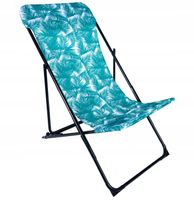 Leżak Fotel Ogrodowy Plażowy Krzesło Balkonowe Składane Kempingowe Carruzzo