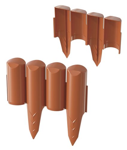 Palisada ogrodowa obrzeże trawnikowe Border 5m Płotek Terakota na Arena.pl