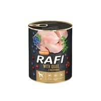 karma mokra dla psa rafi z przepiórką borówką żurawiną 800 g