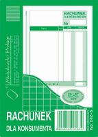 rachunek dla konsumenta a6 262-5 wielokopia