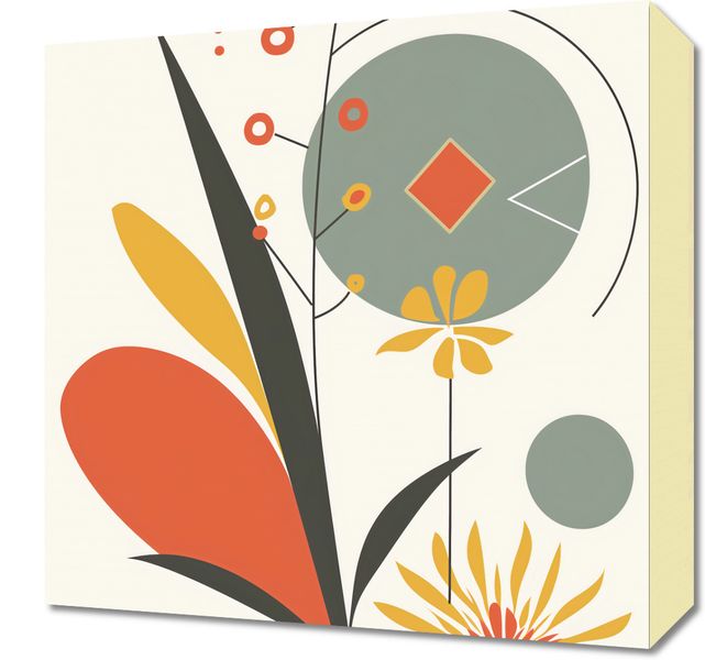 Obraz 40x40cm Geometryczny Ogród zdjęcie 1