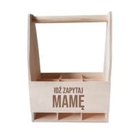 Idź zapytaj mamę - drewniane nosidło z grawerem - PREZENT DZIEŃ MAMY