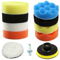 GĄBKI POLERSKIE ZESTAW 11el. 80mm