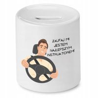 Dla Instruktora Skarbonka Jestem Instruktorem Z Nadrukiem Ze Zdjęciem