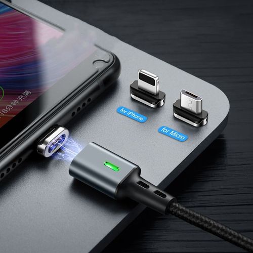 ELOUGH E05 LIGHTNING MAGNETIC CABLE 100CM/3A BLACK na Arena.pl