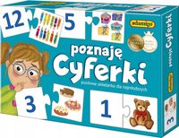 Poznaje cyferki gra puzzlowa 05598