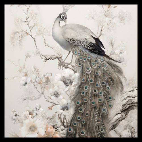 Plakat 30x30cm Pawia Gracja na Arena.pl