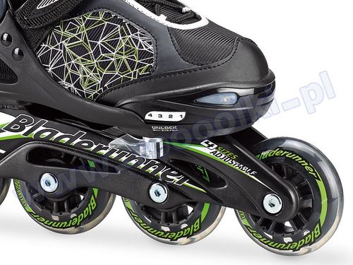 Rolki Bladerunner Phaser Flash Black / Green 2017 28-32 na Arena.pl