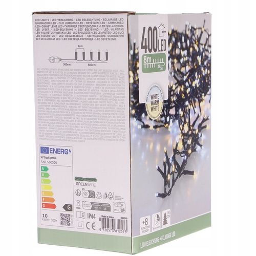 Łańcuch LAMPKI ciepłe i zimne 8 m 8 funkcji lampki na choinkę na zewnątrz na Arena.pl
