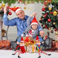 2 ELF ON THE SHELF PSOTNIK FIGURKA ELFA SKRZAT KRASNAL ŚWIĄTECZNY ADWENTOWY