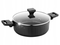 Garnek aluminiowy niski FLORINA Verio 28 cm 4,4 l INDUKCJA