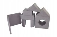 Klocki Piankowe Zabawka dla Dzieci Zestaw Duże Miękkie XXL 9 el. Kolory