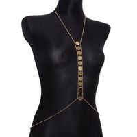 naszyjnik na ciało z plasterkami z kolekcji dalila (c22/vip/57au)