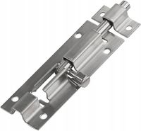 Rygiel srebrny stal nierdzewna zamek ryglowy 2szt. 100mm
