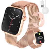 SMARTWATCH ZEGAREK MĘSKI I DAMSKI ROZMOWY SPORT KROKI PULS POLSKIE MENU