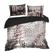 Pościeli z satyny bawełnianej Eva Minge 160X200 + 70X80X2 brązowa