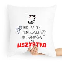 Poduszka Dla Mechanika Nic Tak Nie Denerwuje Z Nadrukiem Ze Zdjęciem