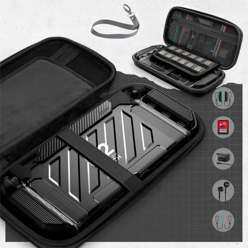 etui supcase carrying plus na nintendo switch 2 - czarne na Arena.pl