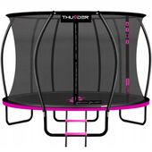 Trampolina OGRODOWA 366cm 12FT dla dzieci ŁATWY MONTAŻ z siatką wewnętrzną