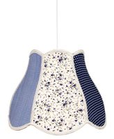 Zuza zwis 35 1x60W E27 szaro niebieski