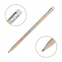 OŁÓWKI reklamowe z kolorowym nadrukiem logo 100szt