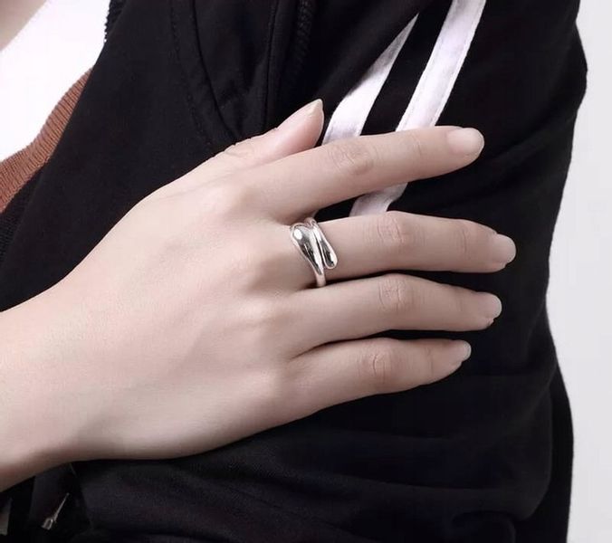 Srebrny Pierścionek Srebro 925 Szeroki Regulowany zdjęcie 3