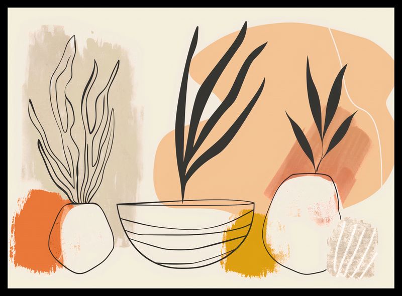 Plakat 55x40cm Szkice Botaniczne zdjęcie 2