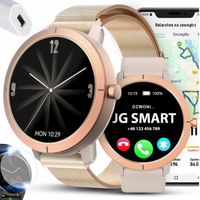 SMARTWATCH DAMSKI ZEGAREK WODOODPORNY GPS MENU PL AMOLED ROZMOWY PULS SPORT