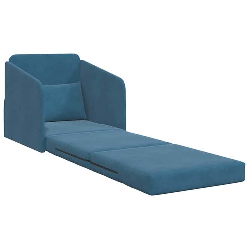 Sofa Bed Niebieski 65 x 80 x 83 cm Aksamit na Arena.pl