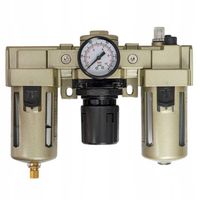 ZESPÓŁ FILTRÓW FILTR REDUKTOR NAOLIWIACZ 10BAR 1/2" AIRPRESS 45234