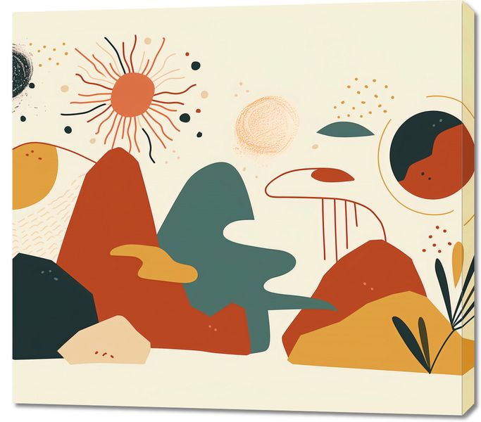 Obraz 100x90cm Kosmos Barw zdjęcie 1