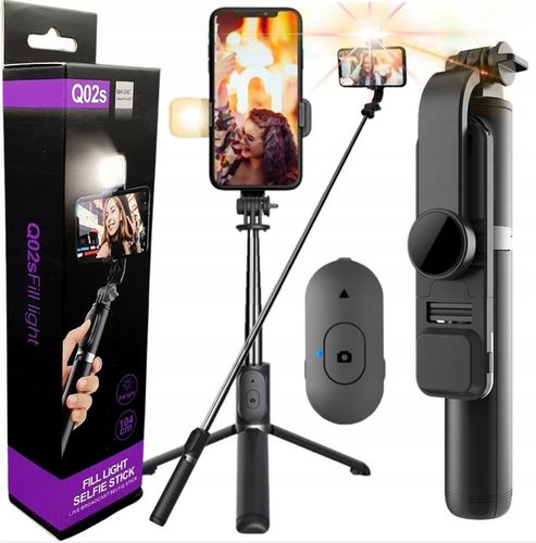 STATYW DO TELEFONU SELFIE STICK TRIPOD UCHWYT 3W1 Kijek + PILOT Bluetooth na Arena.pl