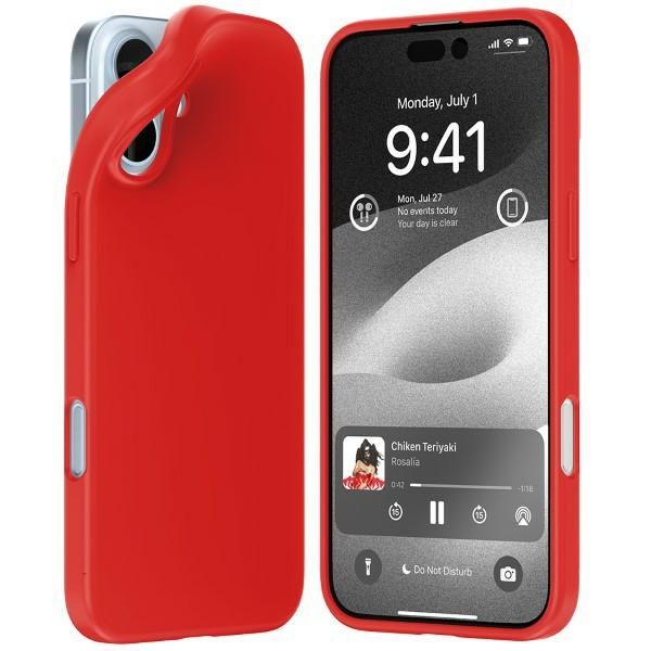 mercury soft iphone 16 plus 6.7czerwony/red zdjęcie 4