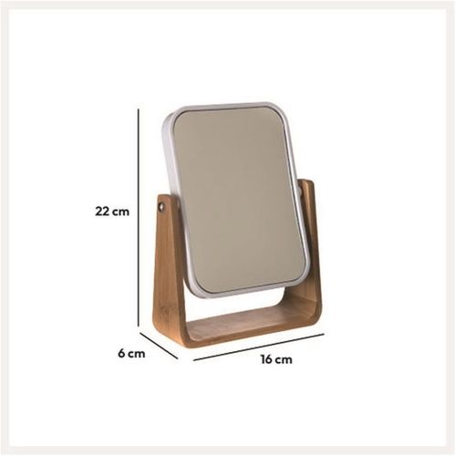 Lusterko Natureo bambusowe białe na Arena.pl