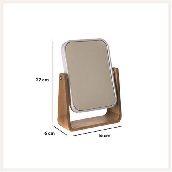 Lusterko Natureo bambusowe białe zdjęcie 5