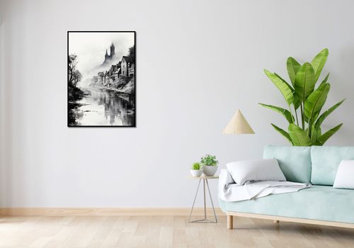 Plakat 64x90cm Mglisty Refleks na Arena.pl