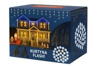 Girlanda Świetlna LED 120 Sople Białe Zimne Flash Zewnętrzna IP44 8,7 m