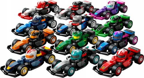 71049 - lego minifigures - bolid formuła f1 alpine na Arena.pl