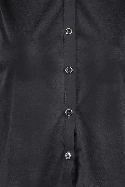 Bluzka, koronka, szyfon, czarna - 34 / XS zdjęcie 3