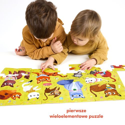 Puzzle 40 Elementów Miau - Kotki na Arena.pl
