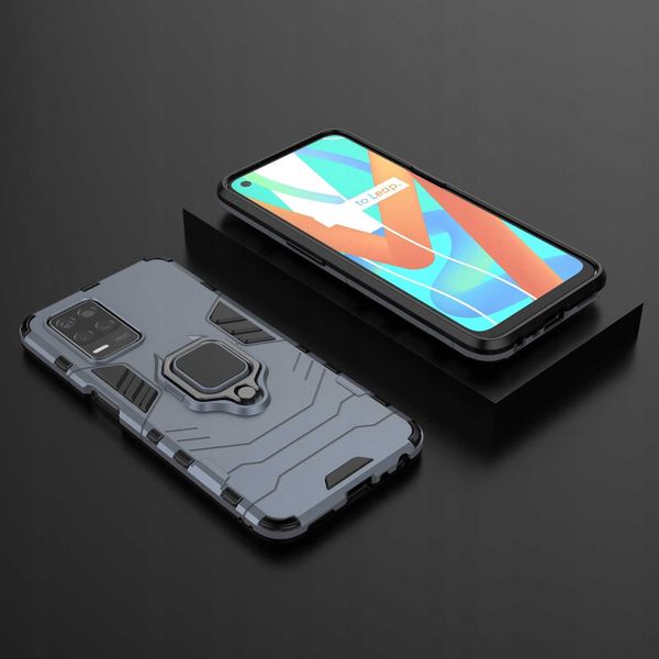 Spacecase X-Ring Realme 8 5G/Narzo 30 Niebieski zdjęcie 2