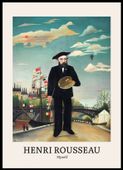 Plakat 50x70cm Design Myself, Rousseau Vintage do Salonu