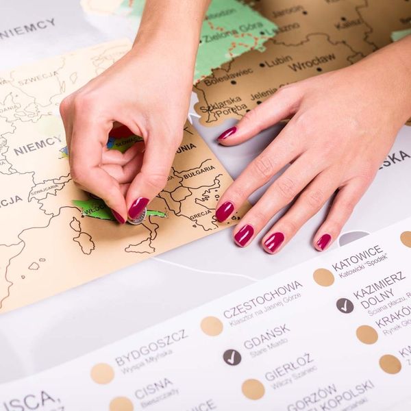 Mapa Zdrapka Odkrywcy - Polska zdjęcie 12