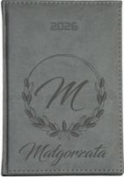 KALENDARZ A5 2026 dzienny KSIĄŻKOWY z grawerem PERSONALIZACJA TWOJE IMIĘ