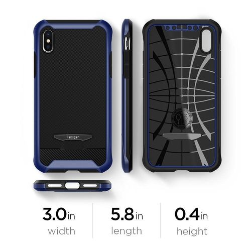SPIGEN REVENTON IPHONE X/10 METALLIC BLUE na Arena.pl
