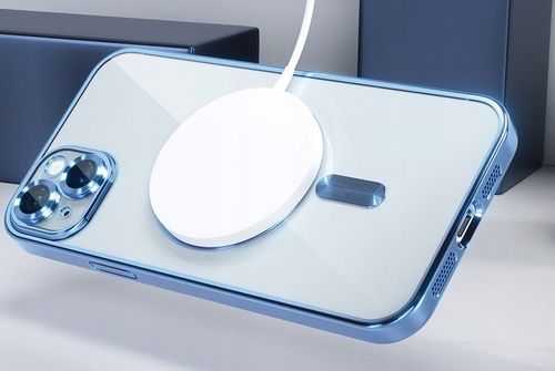 Etui CASE do iPhone 15 WZMACNIANE 360° do MagSafe SILIKONOWE + 2szt SZKŁO na Arena.pl