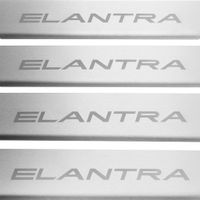 Listwa progowa HYUNDAI ELANTRA MK6 Stal nierdzewna 304 mat 4szt