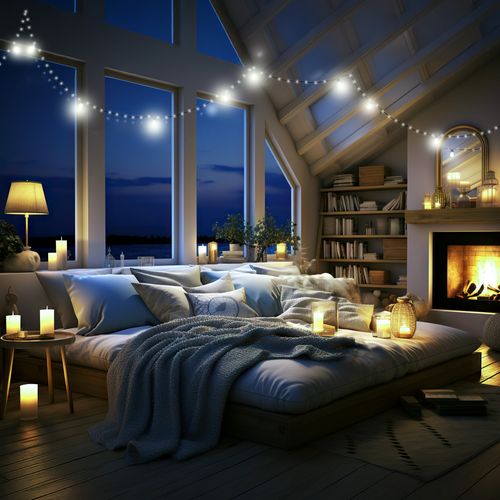 girlanda led sterowana 13,5m świetlna wielokolorowa smart z aplikacją tuya na Arena.pl