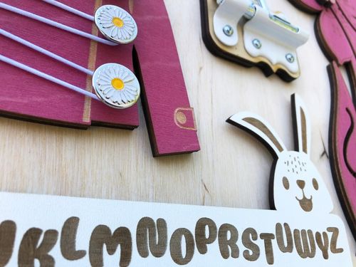 Tablica Manipulacyjna Sensoryczna Montessori + GRATIS Imię na Arena.pl