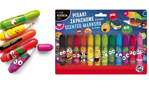 PISAKI ZAPACHOWE 12 KOLORÓW KIDEA na Arena.pl